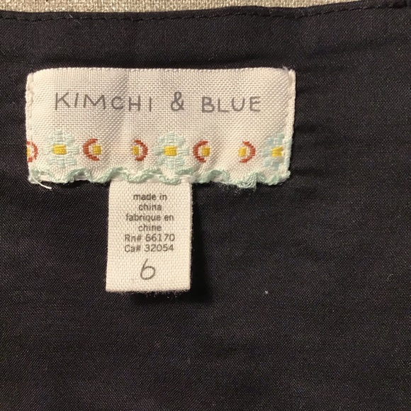 Urban Outfitters Kimchi & Blue Black Floral Skirt - Picture 4 of 5